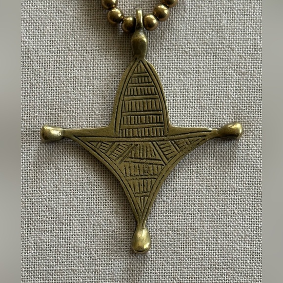 26 inch Brass bead necklace NWOT - Picture 2 of 16